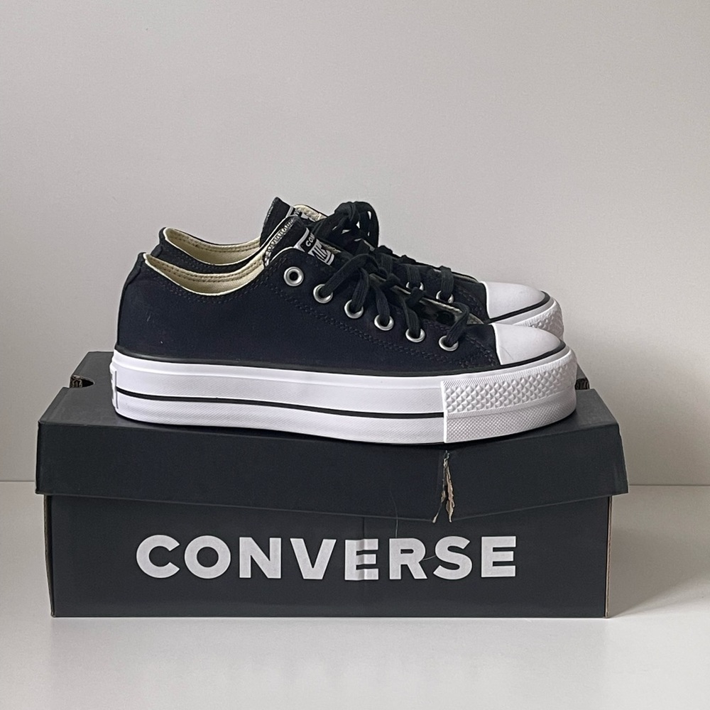 Converse Chuck Taylor Black Platform Sneaker - Women’s